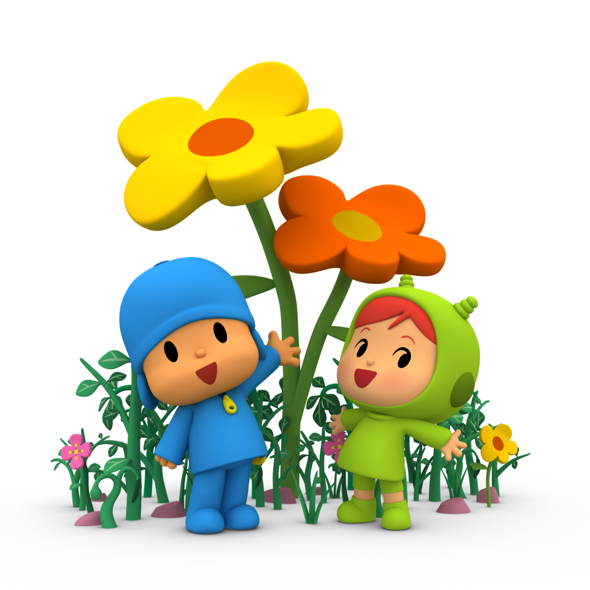 Pocoyo and Nina for the first time in Juvenalia