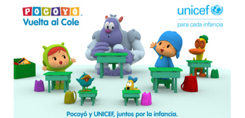 Pocoyo and UNICEF, for the rights of the most vulnerable children