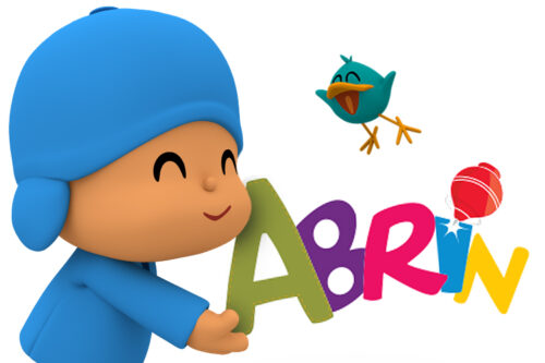 Pocoyo at the toy fair in Brazil